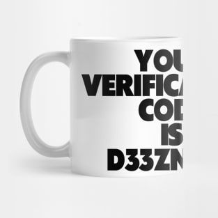 Verification Mug